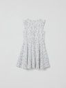 Kurzärmliges Sommerkleid mit Blumenmotiv 3