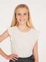 Mädchen-T-Shirt mit Rüschenärmel 4