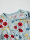 Kurzarm Viscose-Babybody Mohnprint 2