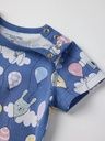 Kurzarmbody mit Ballon-Print 2