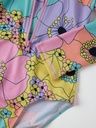 Langärmliges Badekleid geblümt 3