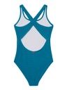 Sportliches Mädchen-Badekleid einfarbig 2