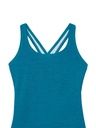 Sportliches Mädchen-Badekleid einfarbig 3
