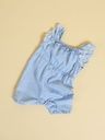 Leichte Jeans Overall mit Lochstickerei 5
