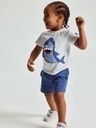 Kinder Sweatshorts einfarbig 2