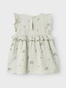 Leichtes Musselin Kleid mit Bluemliprint 2