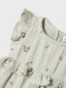 Leichtes Musselin Kleid mit Bluemliprint 3