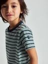Gestreiftes Kinder-T-Shirt aus Biobaumwolle 2