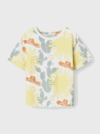 T-Shirt mit Alloverdruck-1