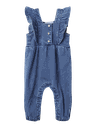 Weicher Denim Overall mit Rüschen 5