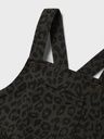 Trägerkleid mit Leoprint 3