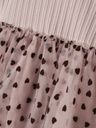 Langarmkleid mit Tüllrock und Herzli 2