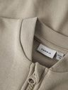 Sweatjacke Uni mit Stehkragen 2