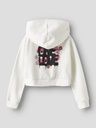 Kurzes Sweatshirt mit Kapuze und Druck 2
