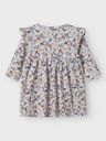 Langarm Jerseykleid mit Blumendruck 2