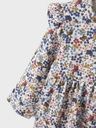 Langarm Jerseykleid mit Blumendruck 3
