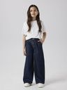 Weite Mädchenjeans mit Bundfalten 6
