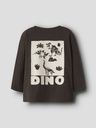 Langarmshirt mit Dinodruck 2