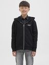 Sweatjacke mit schlichtem Druck 2