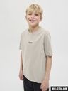 Rundhals T-Shirt mit schlichtem Druck 5