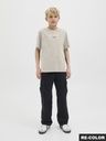 Rundhals T-Shirt mit schlichtem Druck 6