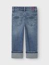 Gerade Mädchen Jeans mit Umschlag 2