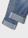 Gerade Mädchenjeans mit Umschlag 2