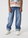 Gerade Mädchenjeans mit Umschlag 5