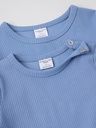 Mädchen Langarmshirt gerippt 3