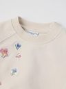 Baby-Sweatshirt mit gestickten Blüten 2