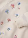 Baby-Sweatshirt mit gestickten Blüten 3