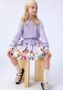 Langärmliges Mädchenkleid mit süssen Tieren 2