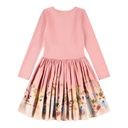 Mädchen-Kleid langarm Fuchs-Motiv 3