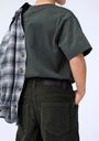 Dunkelgrüne bequeme Cordhose 6