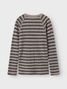 Langarmshirt aus Wolle gestreift 2