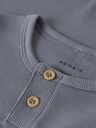Langarmshirt gerippt mit Knöpfen 3