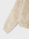 Kurzer Strickpullover Rundhals 3