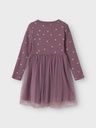 Langarmkleid mit Tüllrock 2
