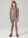 Einfarbige Leggings aus Wolle 5