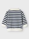 Gestreiftes Sweatshirt mit Polokragen 2