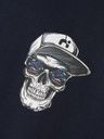 Hoodie mit Totenkopf Druck 3