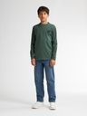 Knaben Langarmshirt mit kleinem Brustdruck 8