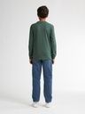 Knaben Langarmshirt mit kleinem Brustdruck 10