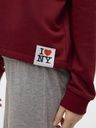 Sweatshirt kurz mit New York Druck 4