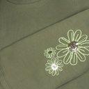 Kurzes Sweatshirt mit Blumenstickerei 4