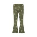 Geblümte Mädchen-Leggings mit ausgestelltem Bein 2