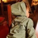 Kinder Kapuzenpulli Uni mit Logo 2