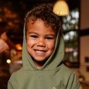 Kinder Kapuzenpulli Uni mit Logo 4