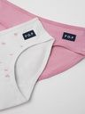 2-Pack Mädchen-Slips Herz-Print 2
