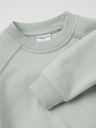 Einfarbiger Baby-Pullover Bio-Baumwolle 3